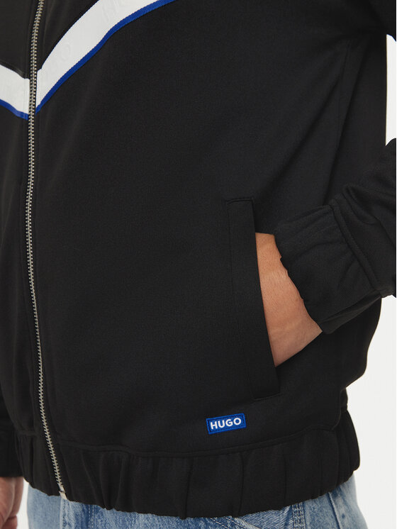 HUGO Hugo Felpa Napones 50516992 Nero Regular Fit