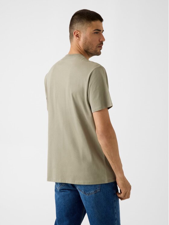 Guess Guess T-Shirt 177041 Zielony Classic Fit