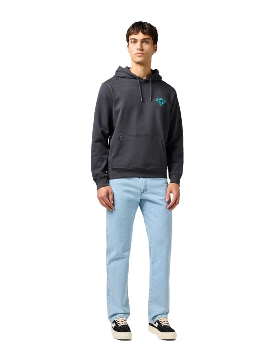 Wrangler Wrangler Bluza 112364094 Czarny Regular Fit
