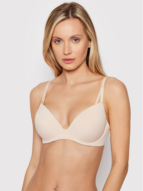 Calvin Klein Underwear Push-Up Nedrček 000QF6016E Écru