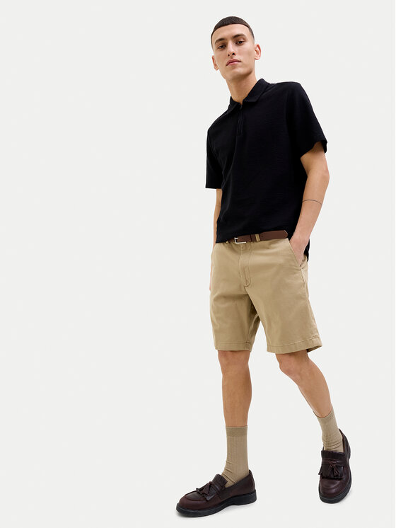 Jack&Jones Jack&Jones Kratke hlače iz tkanine Marco 12269368 Rjava Regular Fit