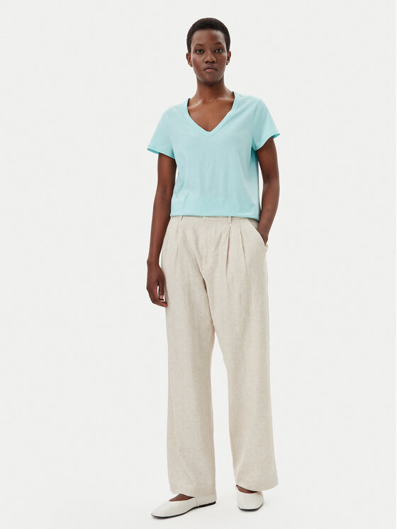 Gap Gap T-Shirt 723631-06 Zielony Regular Fit