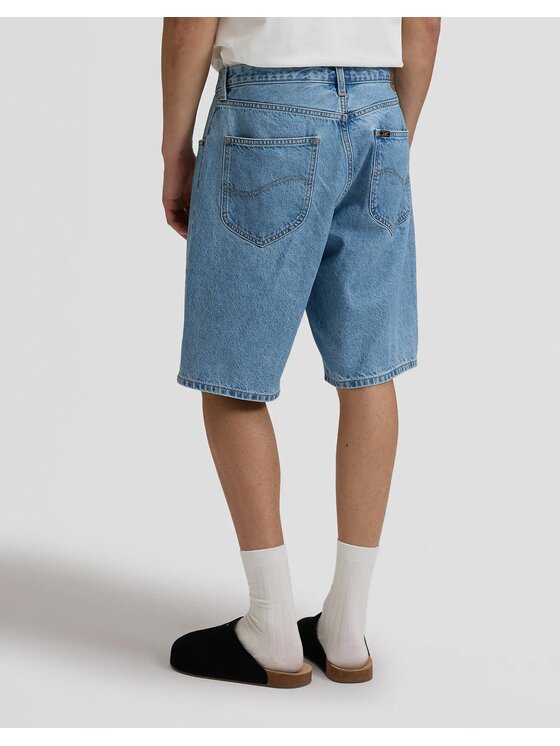 Lee Lee Pantaloncini di jeans ASHER Blu Loose Fit