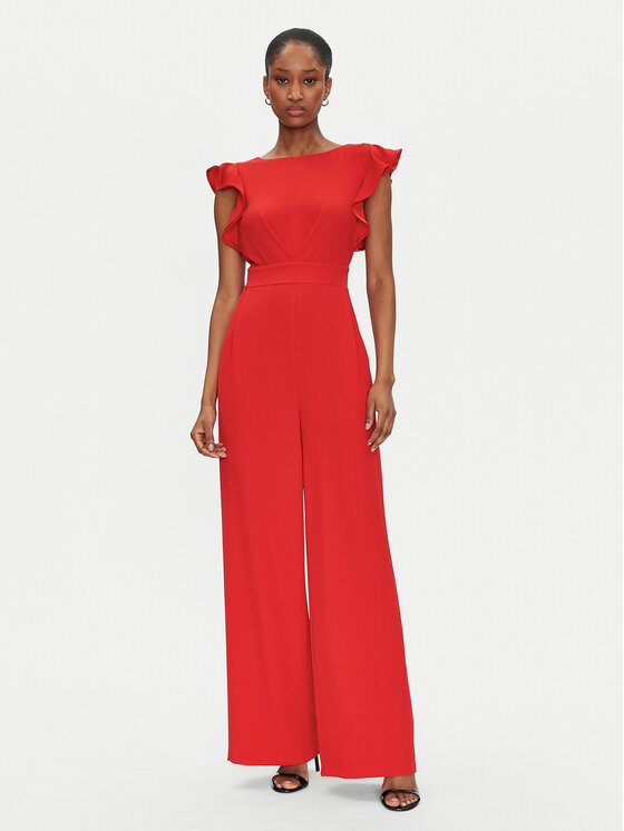 Rinascimento Rinascimento Jumpsuit CFC0122552003 Rot Regular Fit