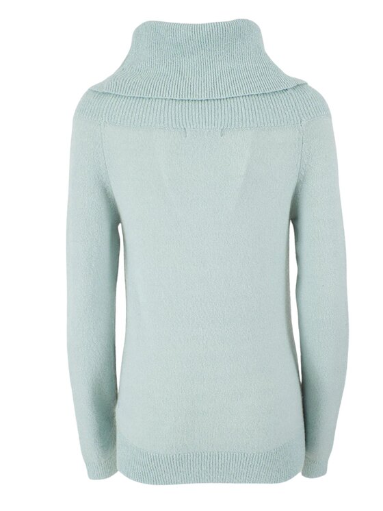 Yes Zee Yes Zee Maglione maglione donna Celeste Regular Fit