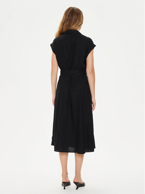 Gap Gap Rochie tip cămașă 857655-02 Negru Regular Fit