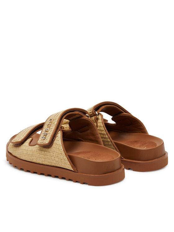 Guess Guess Šlepetės per pirštą 172847 Ruda