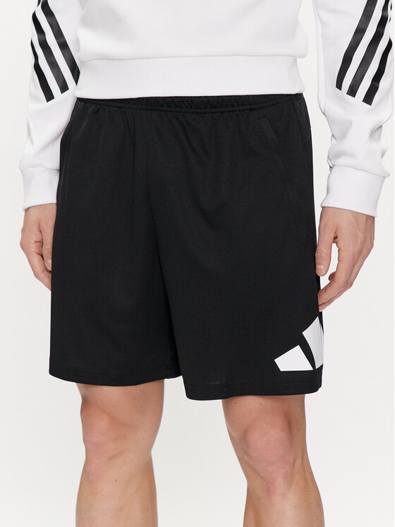 adidas adidas Sportovní kraťasy Train Essentials Logo Training Shorts IB8121 Černá Regular Fit