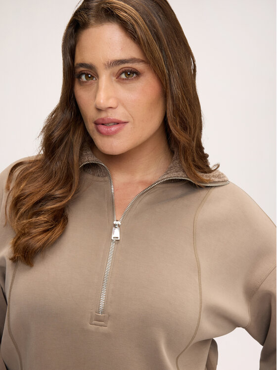 Fiorella Rubino Fiorella Rubino Bluza G860L009402N022 Brązowy Regular Fit
