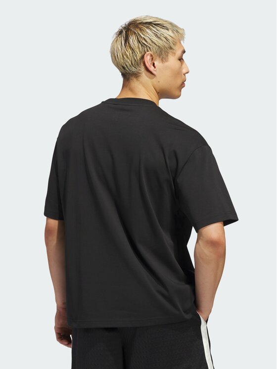 adidas adidas T-Shirt 158685 Czarny Oversize