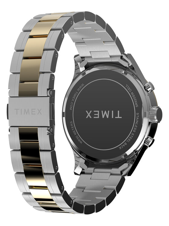 Timex Timex Zegarek TW2Y01500 Srebrny