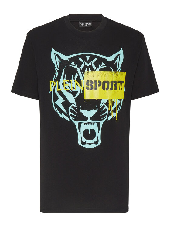 Plein Sport Plein Sport T-Shirt 1795 Czarny Regular Fit