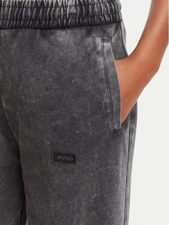 HUGO HUGO Pantaloni da tuta Nopassa_B 50563206 Grigio scuro Wide Leg