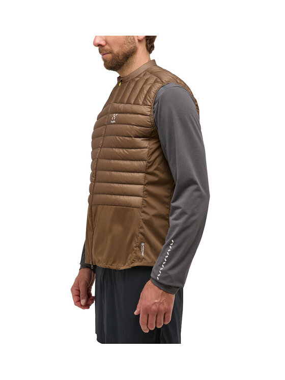 Haglöfs Haglöfs Kamizelka L.I.M Intense Trail Down Vest Men Brązowy Regular Fit