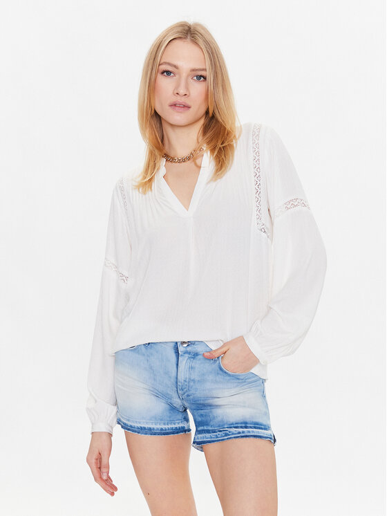 Salsa Salsa Πουκάμισο 126755 Μπεζ Regular Fit