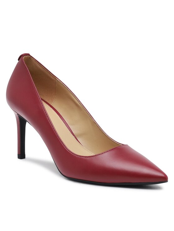 MICHAEL Michael Kors Čevlji z visoko peto Alina Flex Pump 40F2HNMP2L Bordo rdeča