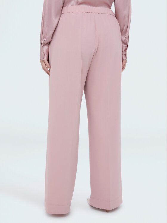 Fiorella Rubino Fiorella Rubino Pantaloni di tessuto P011L002301N006 Rosa Over Fit