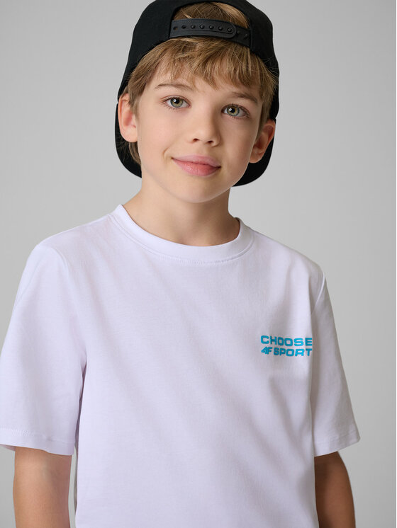 4F 4F T-Shirt STREET SPORT Biały Regular Fit
