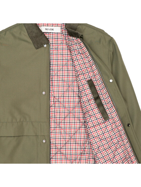 Only & Sons Only & Sons Cappotto 22034856 Verde Regular Fit