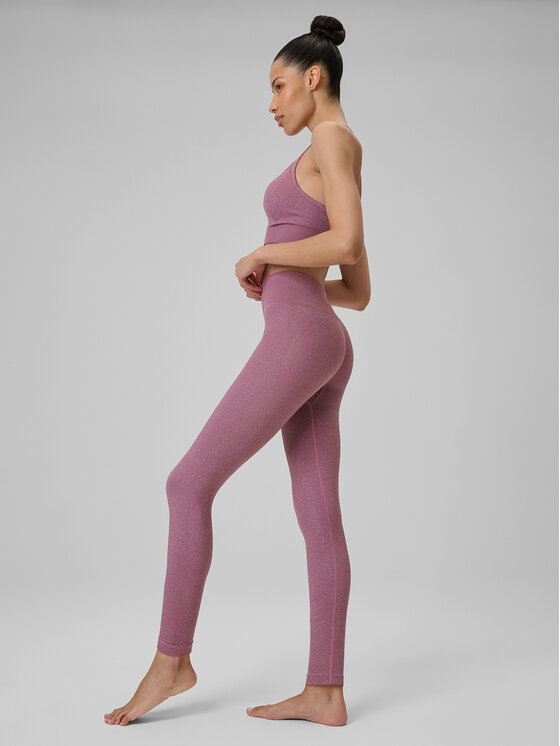 4F 4F Legginsy YOGA Różowy ciemny Slim Fit