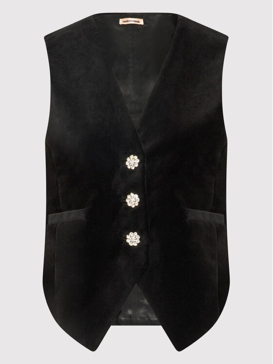 Custommade Custommade Telovnik Elitta 999481802 Črna Slim Fit