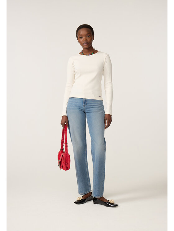 Fabienne Chapot Fabienne Chapot T-Shirt 6792-1607-177 Biały Regular Fit