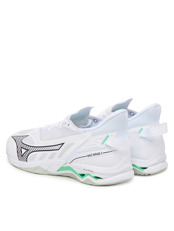 Mizuno Mizuno Zāles apavi Wave Mirage 5 X1GA2350 Balts