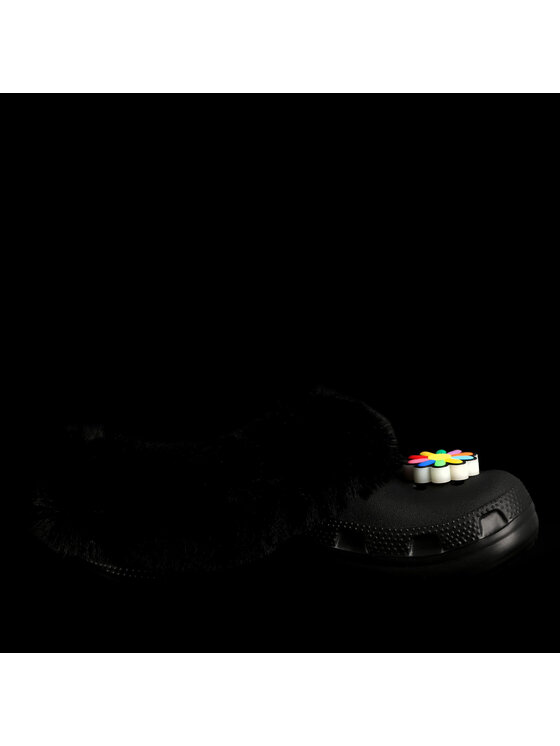Crocs Crocs Παντόφλες Classic Mammoth Charm Clog 207409 Μαύρο