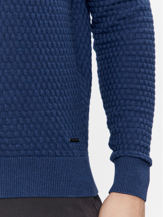 Bugatti Bugatti Pullover 7400 25521 Blau Regular Fit