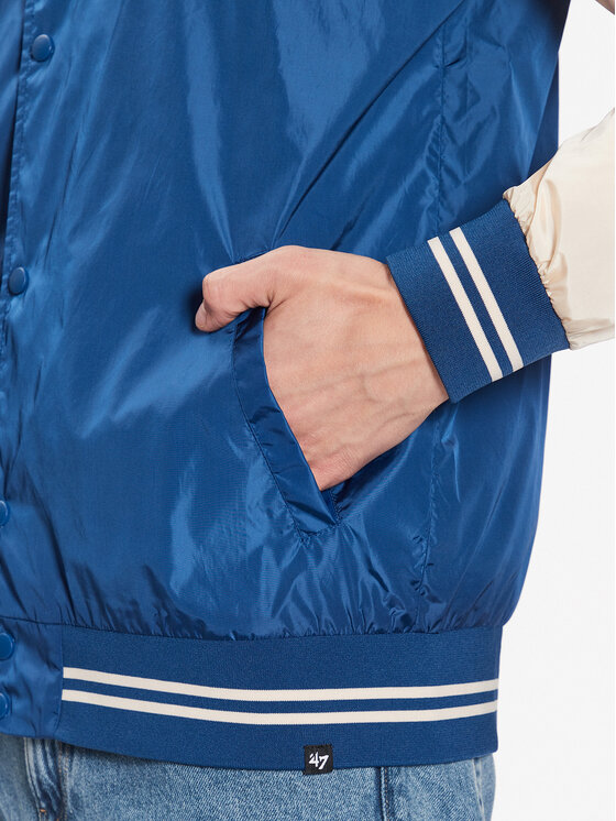 47 Brand 47 Brand Geacă bomber Los Angeles Dodgers Core 47 Drift Track Jacket Albastru Regular Fit