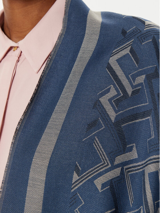 Tommy Hilfiger Tommy Hilfiger Šalis Distinct Jacquard Scarf AW0AW16372 Mėlyna