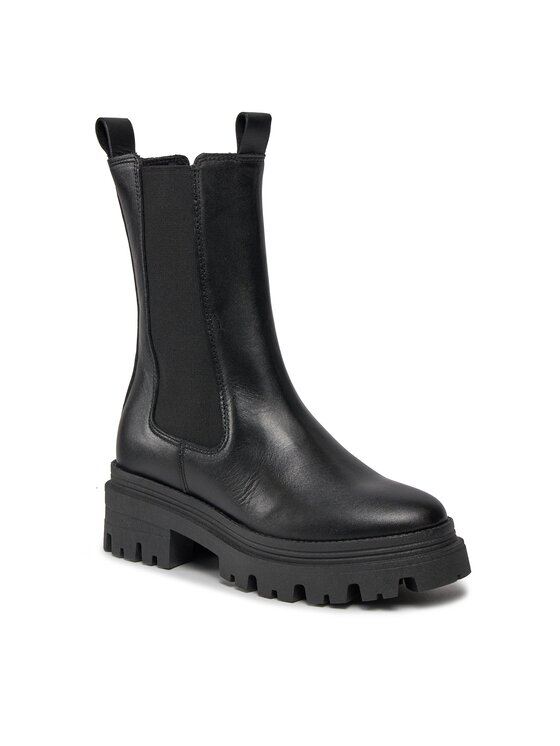 Tamaris Tamaris Kotníková obuv s elastickým prvkem 1-25498-41 Černá