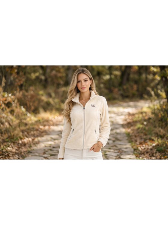 Geographical Norway Geographical Norway Polar WZ8084F/GN-OFF WHITE Biały Fitted Fit