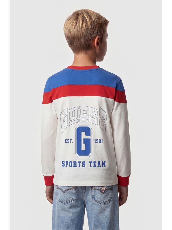 Guess Kids Guess Kids T-Shirt 183040 Biały Classic Fit
