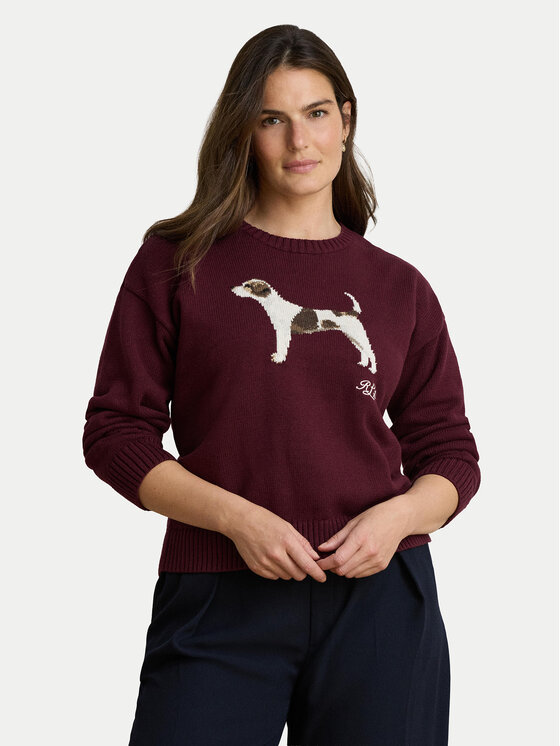 LAUREN RALPH LAUREN LAUREN RALPH LAUREN Pulover 200B27844001 Vișiniu Relaxed Fit