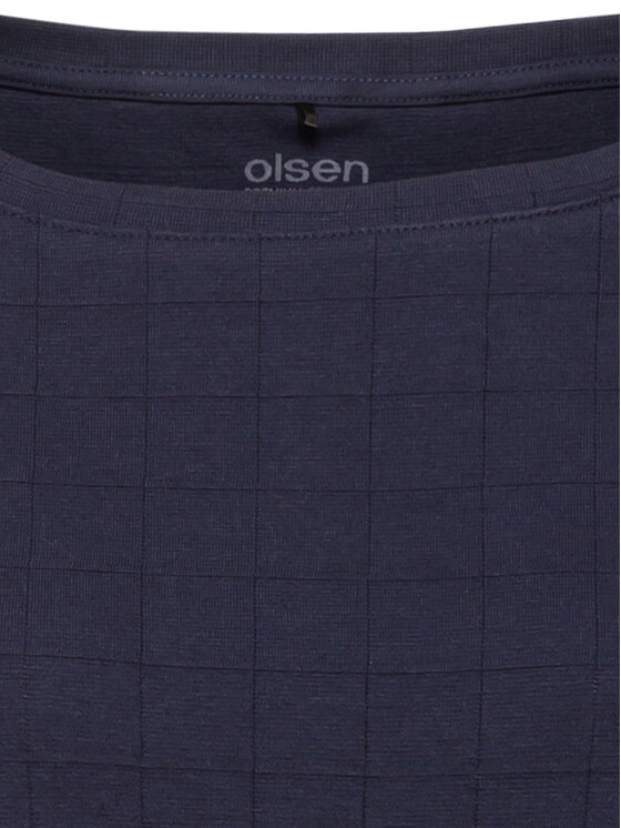 Olsen Olsen Bluse 11100087 Dunkelblau Regular Fit