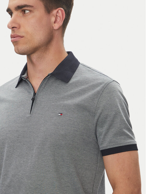 Tommy Hilfiger Tommy Hilfiger Polo MW0MW38492 Niebieski Regular Fit