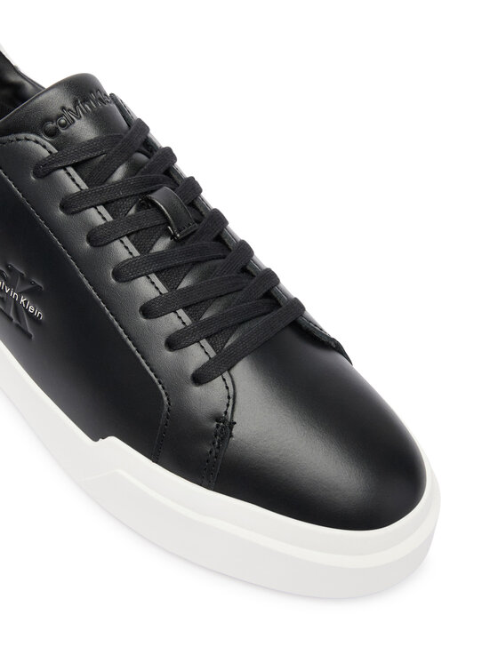 Calvin Klein Calvin Klein Sneakersy Chunky Cupsole Laceup Lth YM0YM01344 Čierna