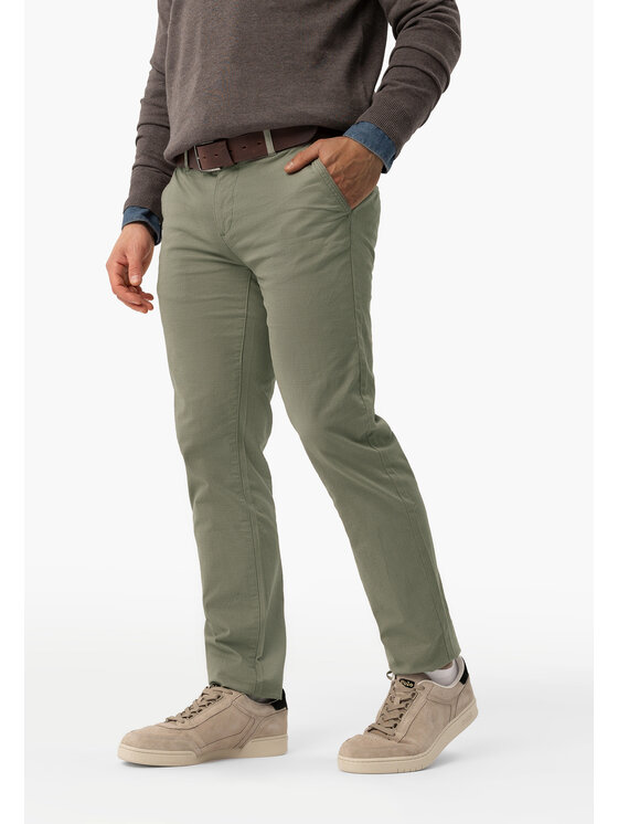 Volcano Volcano Chinosy R-PARKS Zielony Regular Fit