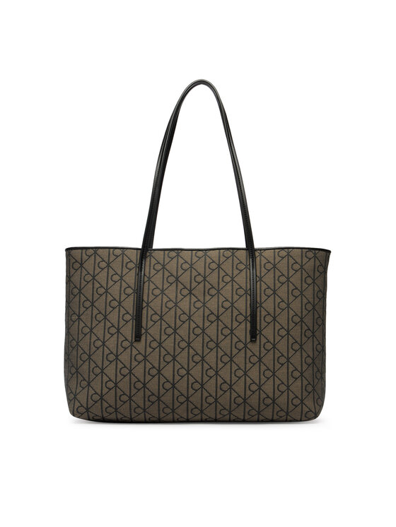 Calvin Klein Calvin Klein Geantă Emblem Trio Pebble Shoulder Bag LV04F3750G Maro