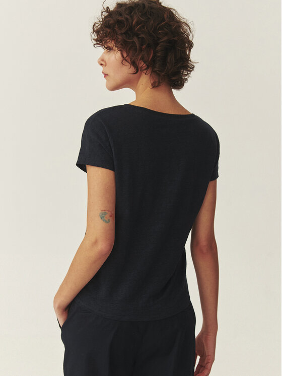 TATUUM TATUUM Bluzka VONYKA Granatowy Classic Fit