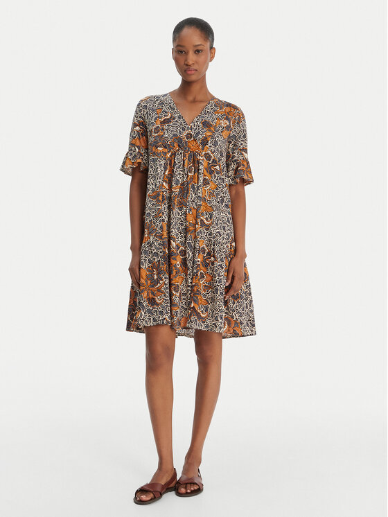 Weekend Max Mara Weekend Max Mara Rochie de zi Fuoco 2615621072 Bleumarin Regular Fit