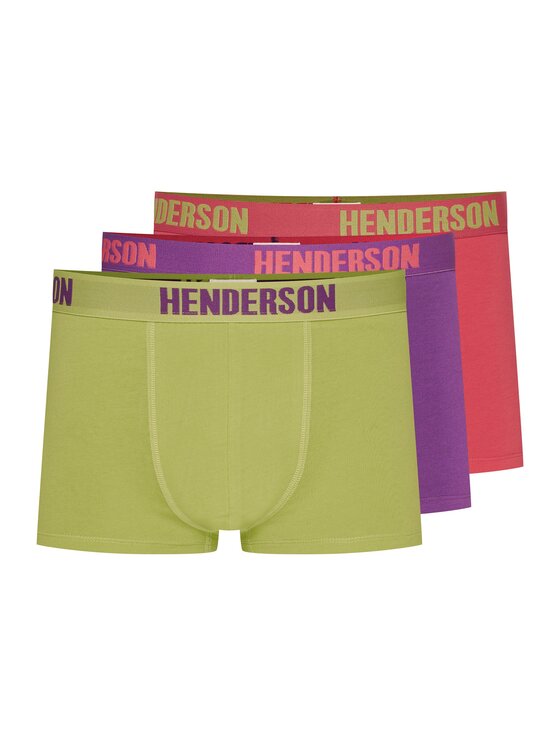 Henderson Henderson Komplet 3 par bokserek 42594 Kolorowy