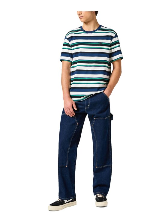 Wrangler Wrangler T-shirt SS STRIPE TEE Multicolore Regular Fit