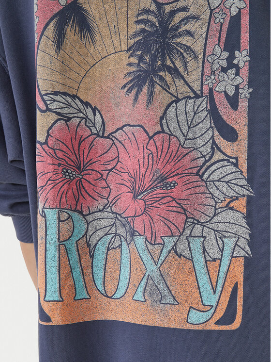 Roxy Roxy Μπλούζα Saturday Night Vibes ERJFD03002 Μπλε Relaxed Fit