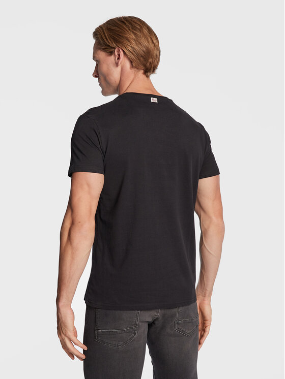 Petrol Industries Petrol Industries T-Shirt Logo M-3020-TSR600 Schwarz Regular Fit