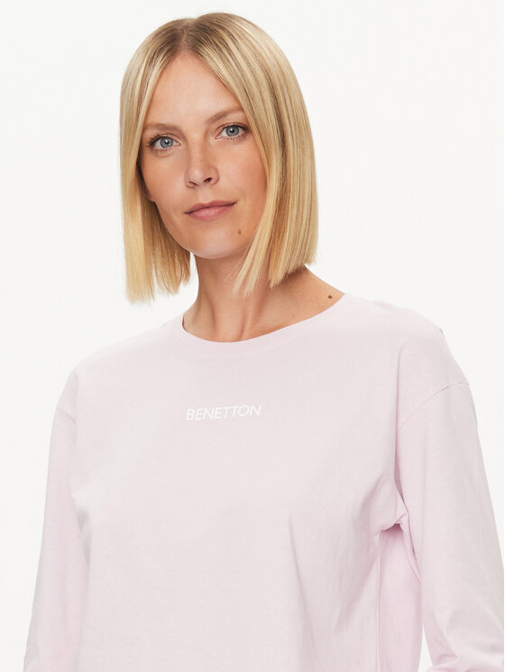 United Colors Of Benetton Cămașă pijama 30963M04S Roz Regular Fit ...