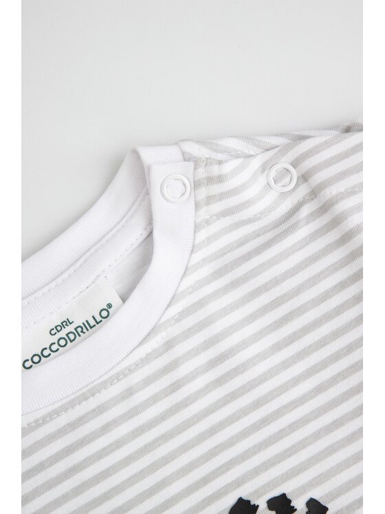 Coccodrillo Coccodrillo S dlouhým rukávem ZC6143101FBN-019 Šedá Regular Fit