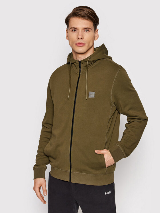 Felpa Zetalk 1 50462789 Verde Relaxed Fit
