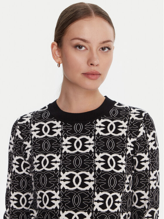 PINKO PINKO Sweater Gypsies 106041 A2YD Fekete Regular Fit